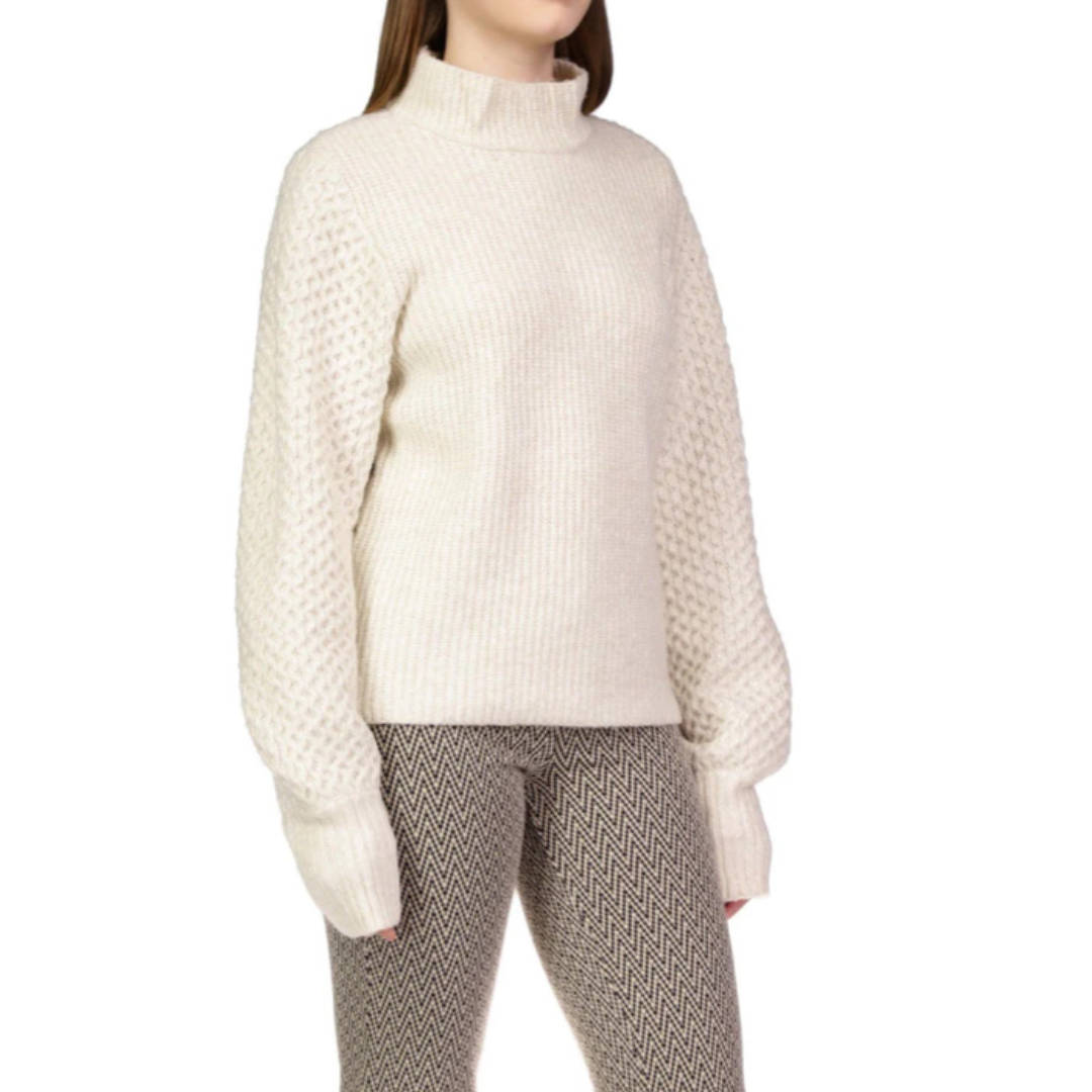 Sanctuary Honeycomb Sleeve Sweater