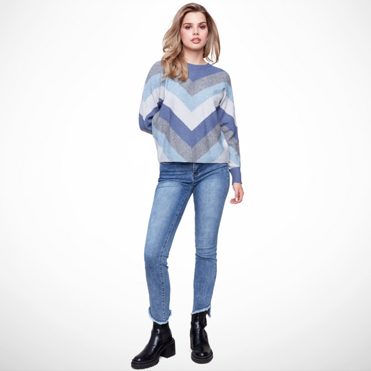 Charlie B - Chevron Dolman Sweater