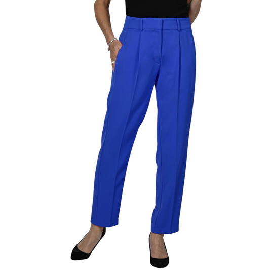 Jaboli Boutique - Fergus Ontario - Frank Lyman - Cobalt Blue Pants. Fly Front with Pockets, a Relaxed Fit in Bright Royal Blue, pairs with a coordinating Jacket to make a stunning Suit. Crafted in Canada with pride.